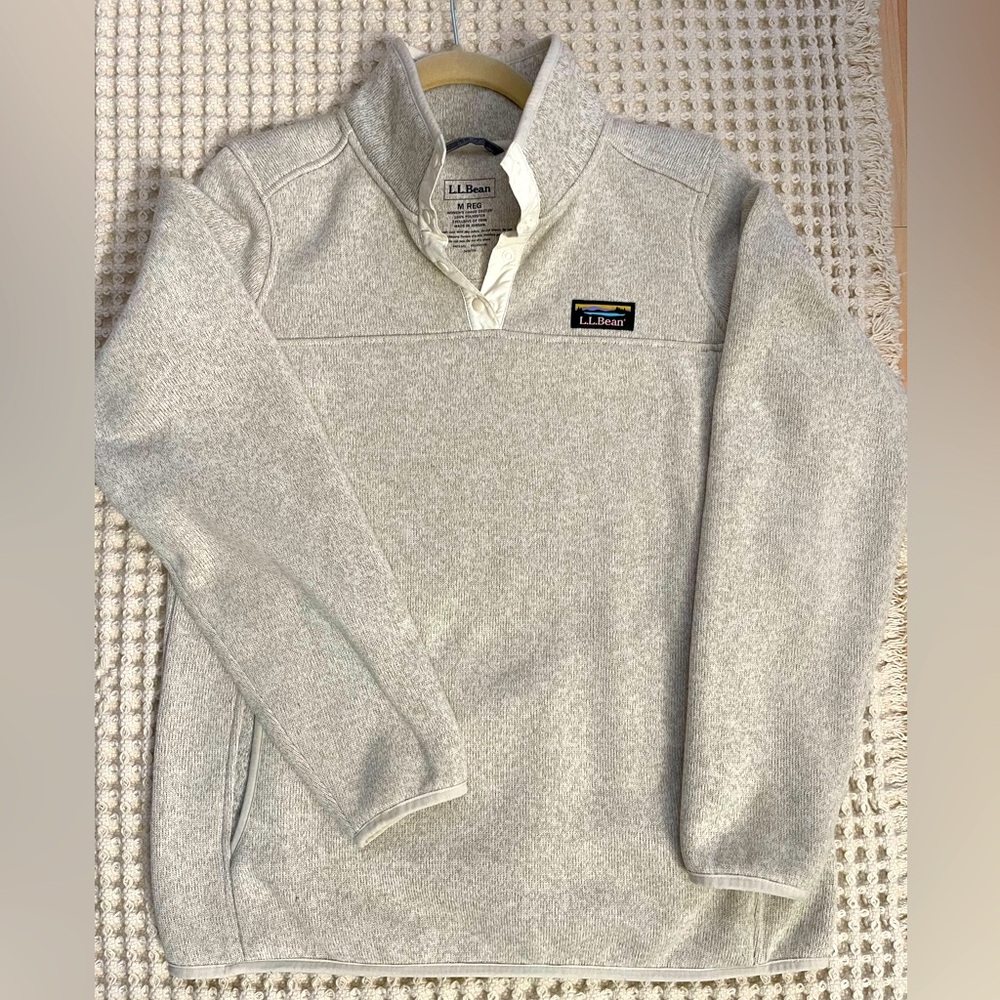 L.L. Bean women’s snap front pullover